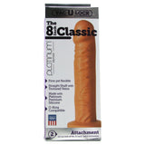 The 8 Inch Classic Platinum Vac-U-Lock Attachment in Brown