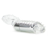 Hero Cock Ring and Clitoral Massager in Clear
