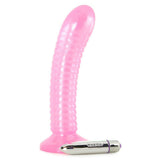 Purr Vibrating Dildo in Pink Pearl