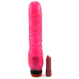 Curved 8.5 Inch Penis Vibe in Hot Pink