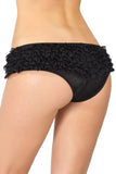 Crotchless Ruffle Mesh Panty in OSXL