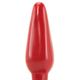 Classic Medium Smooth Butt Plug in Red