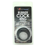Rubber Cock Ring 3 Pack
