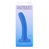 Platinum The Slim Silicone Dildo in Blue