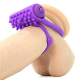 Vibrating Prolong Performance Cock Ring in Purple