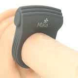 Liam Rechargeable Vibrating Cock Ring in Grey