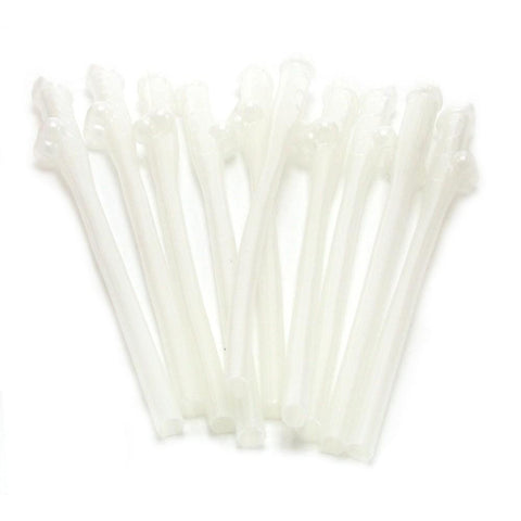 Party Pecker Glow in the Dark Sipping Straws 10 Pack