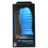 UR3 Vibrating Thick Ribs Stroker in Blue
