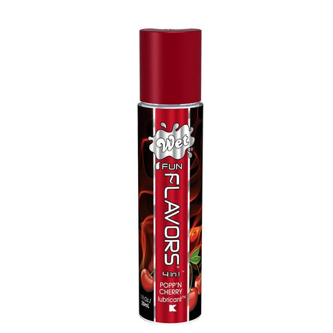 Fun Flavors 4-in-1 Massage Lube 1oz/30mL in Popp'n Cherry
