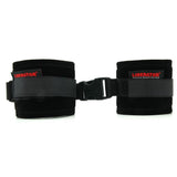 Black Label Bed Buckler in Black Microfibre