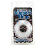 Silicone Support Rings in Clear