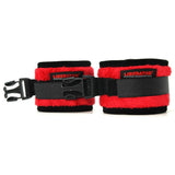 Black Label Plush Seduction Cuff Kit in Fluffy Red