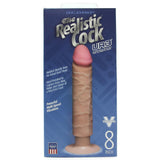 The Realistic Vibrating 8 Inch UR3 Cock in White