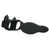 Ultimate Ass-Gasm Silicone Cock Ring in Black