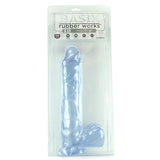 Basix 12 Inch Mega Dildo in Clear