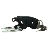 Hardcore Silicone Cock Blocker in Black