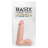 Basix 6 Inch Dildo in Flesh