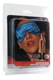 Luscious Blue Brocade Blindfold