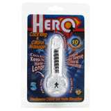 Hero Cock Ring and Clitoral Massager in Clear
