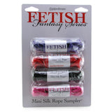 Fetish Fantasy Mini Silk Rope Sampler 4 Pack