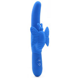 Posh 10-Function Silicone Fluttering Butterfly Vibe in Blue