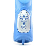 Silicone Jack Rabbit Vibe in Blue