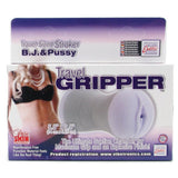 Travel Gripper BJ & Pussy Masturbator