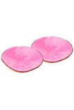 Round Crystal Nipple Covers with Faceted Beads in Red