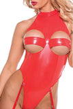 Second Skin Halter Teddy in L/XL