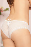 Geo Galloon White Lace Panty in 3X/4X