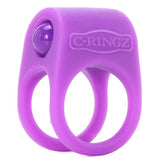 Silicone Duo Cock Ring in Purple