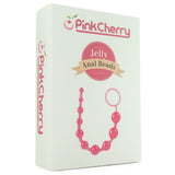 PinkCherry Jelly Anal Beads in Pink
