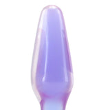 Crystal Jellies Medium Butt Plug in Purple