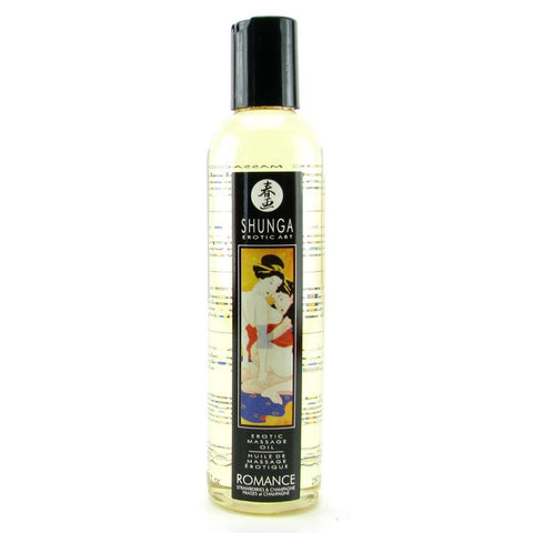 Erotic Massage Oil 8oz/250ml in Romance