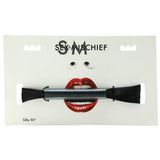 Sex & Mischief Silky Bit Gag in Black