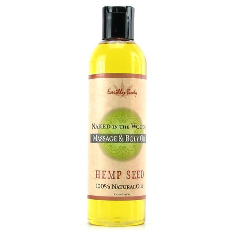 Natural Massage & Body Oil 8oz/236ml in Naked in the Woods