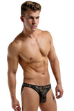 Black and Gold Enrichment Bikini in XL