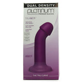Platinum Silicone The Tru Curve Dildo in Purple