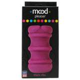 Mood Pleaser Thick Ribbed Masturbator in Purple