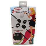 Frisky 8 Piece Restraint Set in Black