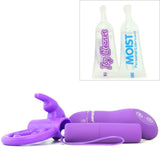 Remote Control Rabbit Cock Ring in Purple