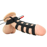 Power Cage Silicone E-Stim Cock and Ball Sheath