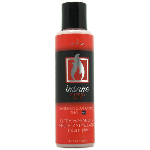 INSANE Warming Cherry Pop Arousal Glide in 4.2oz/125ml