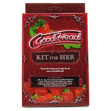 GoodHead Oral Sex Kit for Her in Strawberry