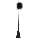 Fetish Fantasy Feather Crop in Black