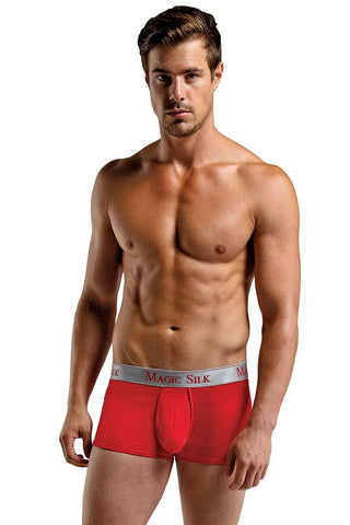 Red Silk Mini Pouch Boxers in S