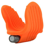Maia Ray Silicone Stroker Vibe in Grey/Orange