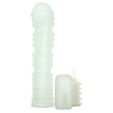 XTend It Ribbed UR3 Penis Extension Kit in Frost