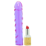 Reflective Gel 7.5 Inch Jr. Dildo in Purple