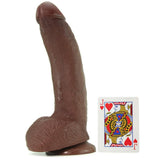King Cock 9" Cock with Balls in Brown